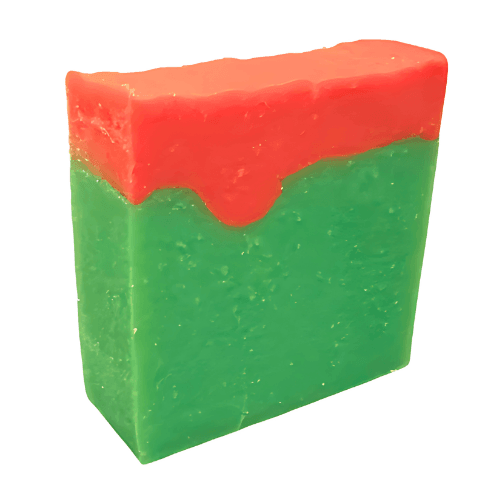 CHRISTMAS HEARTH - Experience the holiday spirit with this perfect scent that captures orange, spice, Christmas tree pine, clove, cinnamon, and ginger. Cozy up with this luscious soap and feel the essence of the holidays.